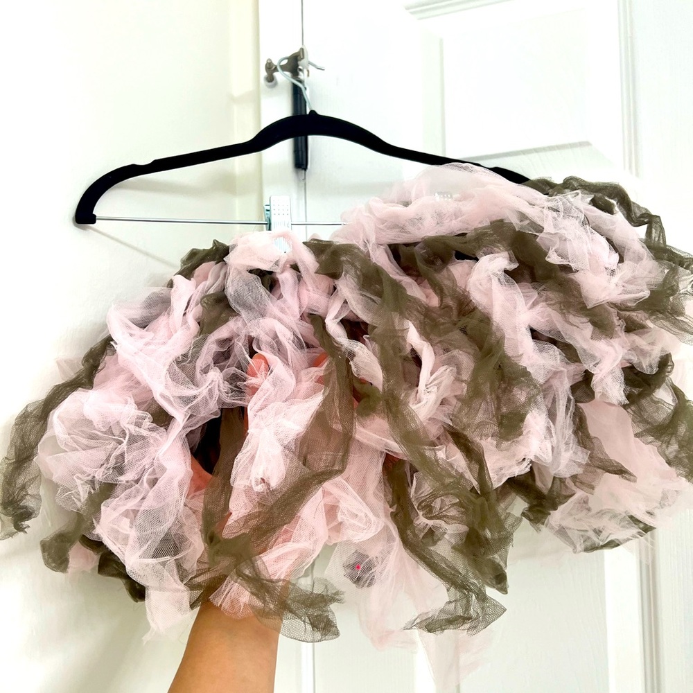 🎀 Tutu Couture Girls’ Tulle Tutu Skirt Pink & Olive